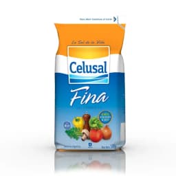 Celusal sal fina paq. x 500 gr